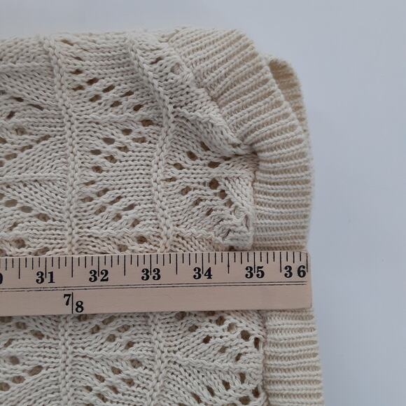 Gina Benotti Crochet Knit Kaftan Sweater Dress Swim Cover Up Bohemian Resort - Picture 9 of 9